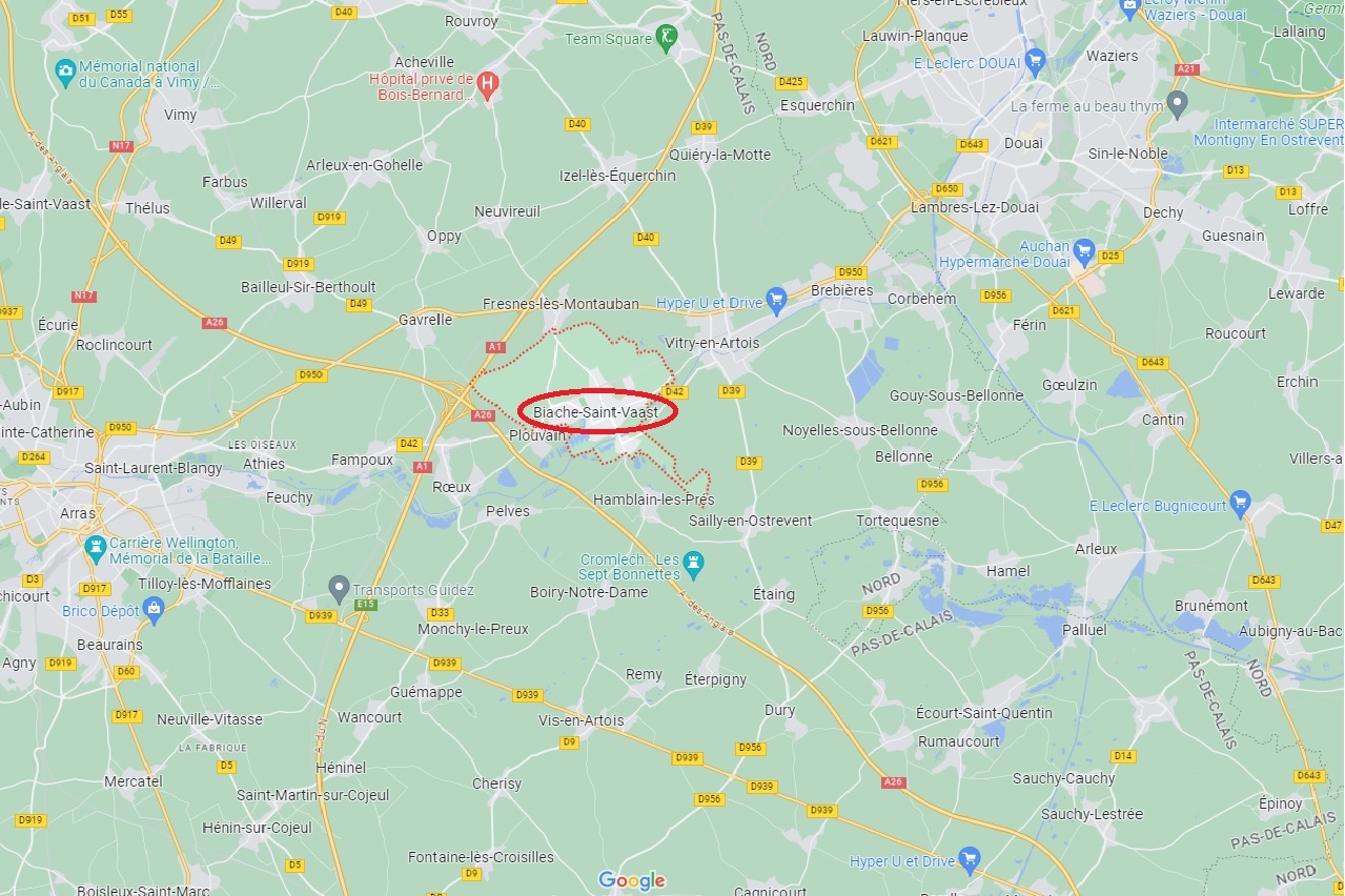 Emplacement de l'entreprise